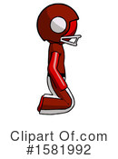 Red Design Mascot Clipart #1581992 by Leo Blanchette