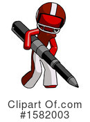 Red Design Mascot Clipart #1582003 by Leo Blanchette