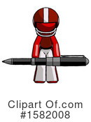 Red Design Mascot Clipart #1582008 by Leo Blanchette