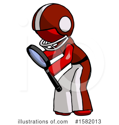 Royalty-Free (RF) Red Design Mascot Clipart Illustration by Leo Blanchette - Stock Sample #1582013