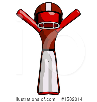 Royalty-Free (RF) Red Design Mascot Clipart Illustration by Leo Blanchette - Stock Sample #1582014