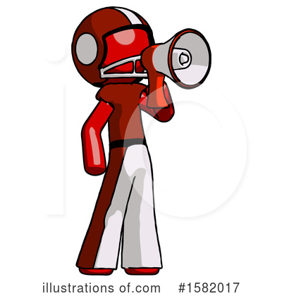 Royalty-Free (RF) Red Design Mascot Clipart Illustration by Leo Blanchette - Stock Sample #1582017