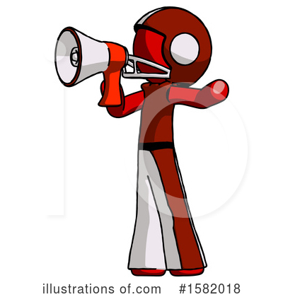 Royalty-Free (RF) Red Design Mascot Clipart Illustration by Leo Blanchette - Stock Sample #1582018