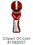 Red Design Mascot Clipart #1582037 by Leo Blanchette
