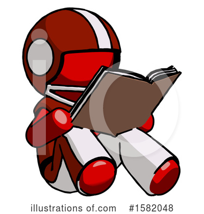 Royalty-Free (RF) Red Design Mascot Clipart Illustration by Leo Blanchette - Stock Sample #1582048
