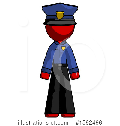 Royalty-Free (RF) Red Design Mascot Clipart Illustration by Leo Blanchette - Stock Sample #1592496