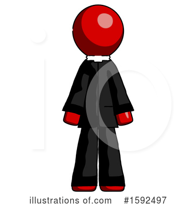 Royalty-Free (RF) Red Design Mascot Clipart Illustration by Leo Blanchette - Stock Sample #1592497