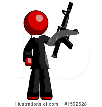 Royalty-Free (RF) Red Design Mascot Clipart Illustration by Leo Blanchette - Stock Sample #1592528