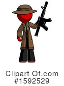 Red Design Mascot Clipart #1592529 by Leo Blanchette