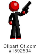 Red Design Mascot Clipart #1592534 by Leo Blanchette