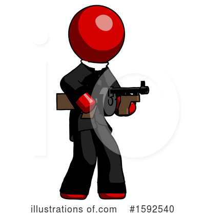 Royalty-Free (RF) Red Design Mascot Clipart Illustration by Leo Blanchette - Stock Sample #1592540