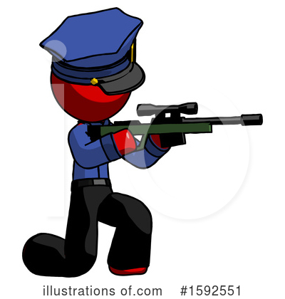 Royalty-Free (RF) Red Design Mascot Clipart Illustration by Leo Blanchette - Stock Sample #1592551