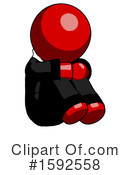 Red Design Mascot Clipart #1592558 by Leo Blanchette