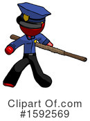 Red Design Mascot Clipart #1592569 by Leo Blanchette