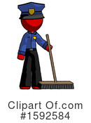 Red Design Mascot Clipart #1592584 by Leo Blanchette