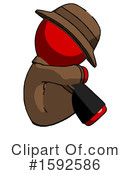 Red Design Mascot Clipart #1592586 by Leo Blanchette