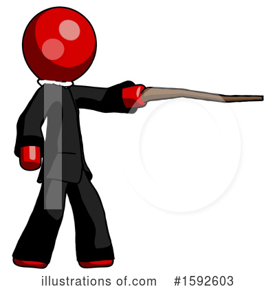 Royalty-Free (RF) Red Design Mascot Clipart Illustration by Leo Blanchette - Stock Sample #1592603