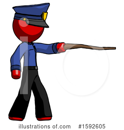 Royalty-Free (RF) Red Design Mascot Clipart Illustration by Leo Blanchette - Stock Sample #1592605