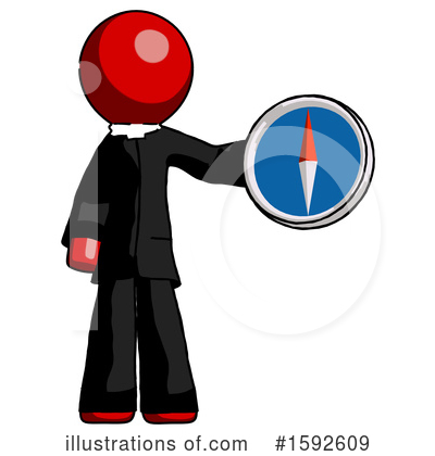 Royalty-Free (RF) Red Design Mascot Clipart Illustration by Leo Blanchette - Stock Sample #1592609