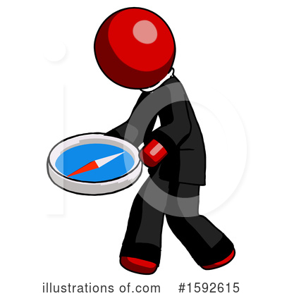 Royalty-Free (RF) Red Design Mascot Clipart Illustration by Leo Blanchette - Stock Sample #1592615