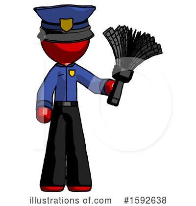 Royalty-Free (RF) Red Design Mascot Clipart Illustration by Leo Blanchette - Stock Sample #1592638