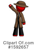 Red Design Mascot Clipart #1592657 by Leo Blanchette