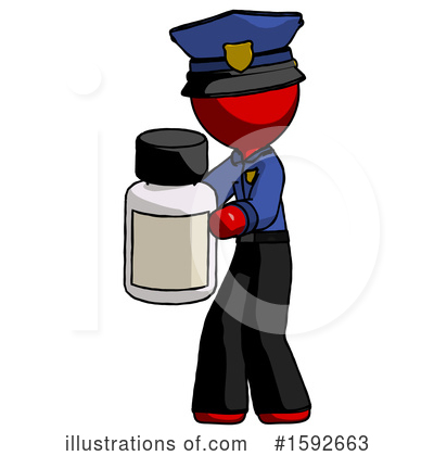 Royalty-Free (RF) Red Design Mascot Clipart Illustration by Leo Blanchette - Stock Sample #1592663