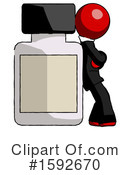 Red Design Mascot Clipart #1592670 by Leo Blanchette