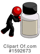 Red Design Mascot Clipart #1592673 by Leo Blanchette