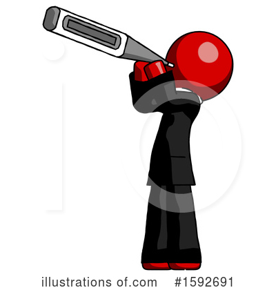 Royalty-Free (RF) Red Design Mascot Clipart Illustration by Leo Blanchette - Stock Sample #1592691