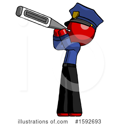 Royalty-Free (RF) Red Design Mascot Clipart Illustration by Leo Blanchette - Stock Sample #1592693