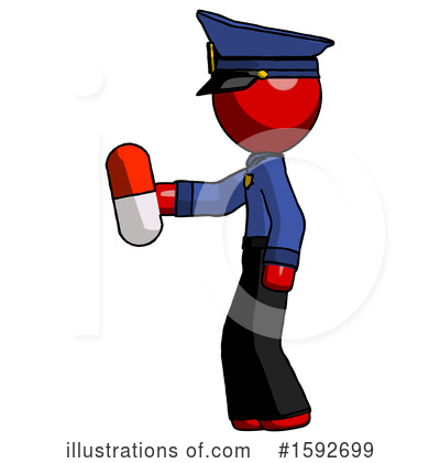 Royalty-Free (RF) Red Design Mascot Clipart Illustration by Leo Blanchette - Stock Sample #1592699