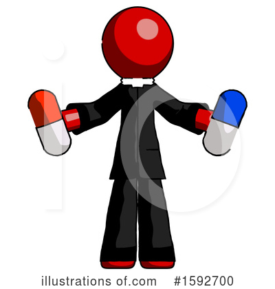 Royalty-Free (RF) Red Design Mascot Clipart Illustration by Leo Blanchette - Stock Sample #1592700