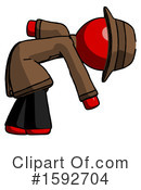 Red Design Mascot Clipart #1592704 by Leo Blanchette