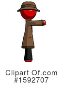 Red Design Mascot Clipart #1592707 by Leo Blanchette