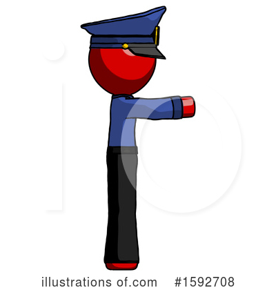 Royalty-Free (RF) Red Design Mascot Clipart Illustration by Leo Blanchette - Stock Sample #1592708