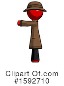 Red Design Mascot Clipart #1592710 by Leo Blanchette