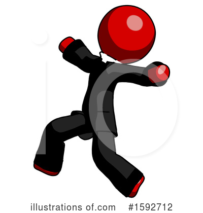 Royalty-Free (RF) Red Design Mascot Clipart Illustration by Leo Blanchette - Stock Sample #1592712