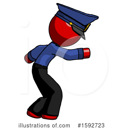 Royalty-Free (RF) Red Design Mascot Clipart Illustration by Leo Blanchette - Stock Sample #1592723