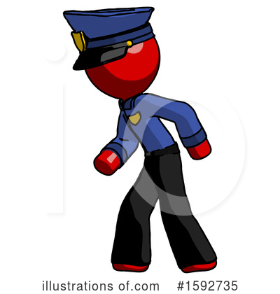 Royalty-Free (RF) Red Design Mascot Clipart Illustration by Leo Blanchette - Stock Sample #1592735