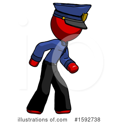 Royalty-Free (RF) Red Design Mascot Clipart Illustration by Leo Blanchette - Stock Sample #1592738