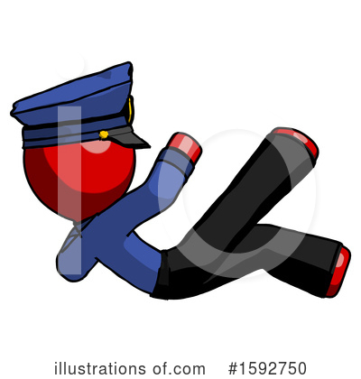 Royalty-Free (RF) Red Design Mascot Clipart Illustration by Leo Blanchette - Stock Sample #1592750