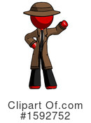 Red Design Mascot Clipart #1592752 by Leo Blanchette