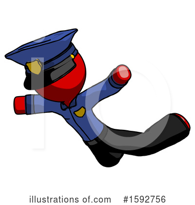 Royalty-Free (RF) Red Design Mascot Clipart Illustration by Leo Blanchette - Stock Sample #1592756