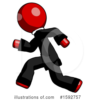 Royalty-Free (RF) Red Design Mascot Clipart Illustration by Leo Blanchette - Stock Sample #1592757
