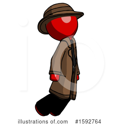 Royalty-Free (RF) Red Design Mascot Clipart Illustration by Leo Blanchette - Stock Sample #1592764