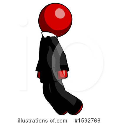 Royalty-Free (RF) Red Design Mascot Clipart Illustration by Leo Blanchette - Stock Sample #1592766
