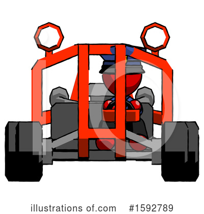 Royalty-Free (RF) Red Design Mascot Clipart Illustration by Leo Blanchette - Stock Sample #1592789
