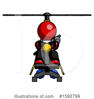Royalty-Free (RF) Red Design Mascot Clipart Illustration by Leo Blanchette - Stock Sample #1592799