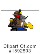 Red Design Mascot Clipart #1592803 by Leo Blanchette